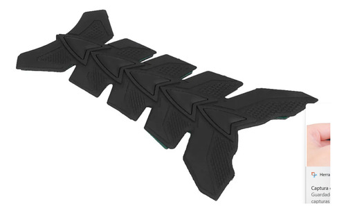 Protector De Tanque Moto Tank Pad Calcomania Cubre Sticker Negro