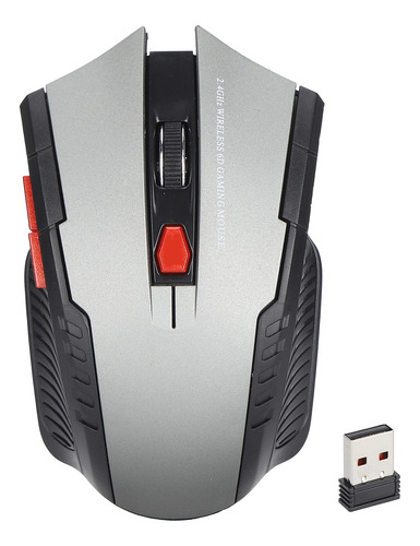 Game Mouse Smart Slim Mini Portátil, Inalámbrico, 2,4 G, Usb