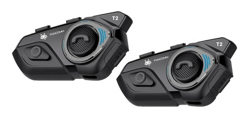 Intercomunicadores Bluetooth Para Casco Moto Fox T2- Pack X2