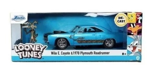 1970 Plymouth Road Runner Wile Coyote Looney Tunes Jada 1:24