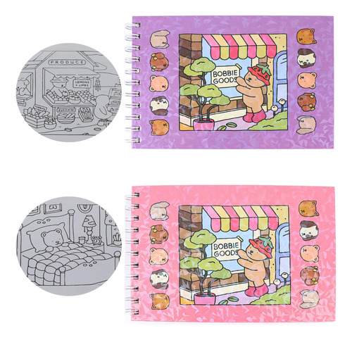 Juego De Libros Para Colorear Para Jardín De Infantes, 2 Pie