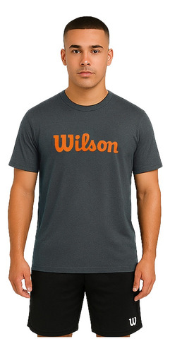 Playera Wilson Deportiva Cuello Redondo Hombre