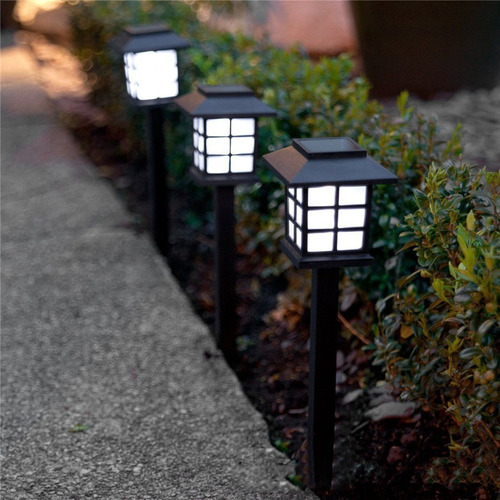 6 Luces Led Solares De Jardín, Lámpara Solar Para Jardín
