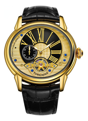 De Reloj Forsinging Impermeable Tourbillon Moon Phase