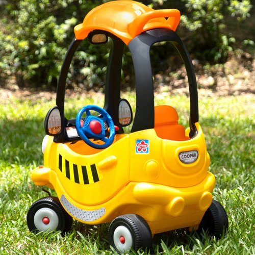 Auto Andador Pata Pata Coupe Construcción Color Amarillo