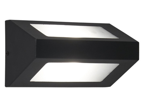 Aplique Bidireccional Exterior Pared 1 Luz Apto Led Hierro