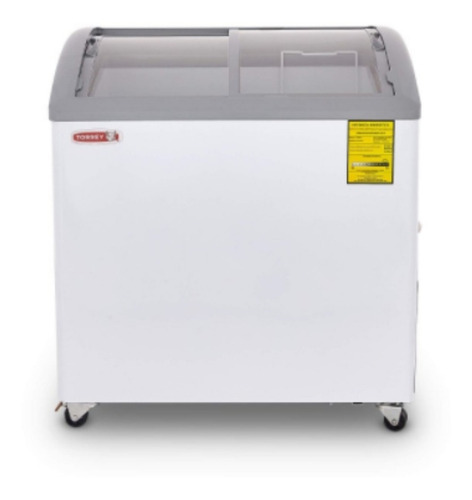 Congelador Cristal Comercial Torrey Chc-80cr Color Blanco