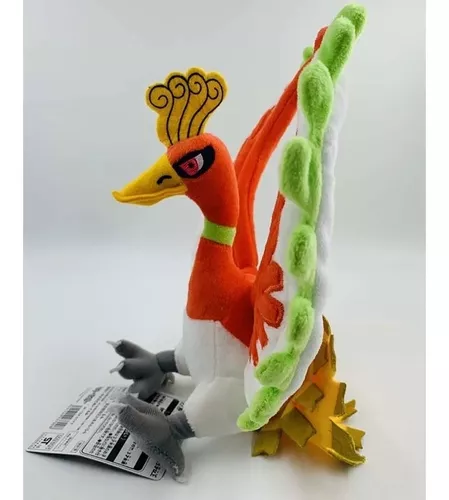 Pelúcia Ho-oh Shiny Pokemon 30cm - Antialérgico em Promoção na