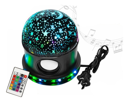 Reproductor Musical Bluetooth Control Proyector Rgb C7s