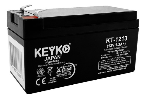 Bateria Sellada 12v 1.3ah Real 1.5ah Cercados Electricos