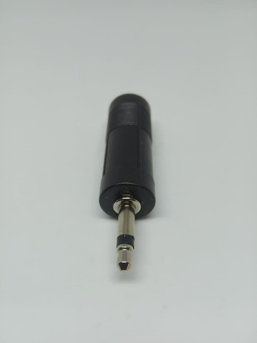 Imagen 2 de 2 de Conector Plug 3.5 Mono Macho A Jack 1/4 Hembra Adaptador