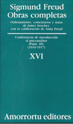 Freud 16 Obras Completas - Sigmund Freud