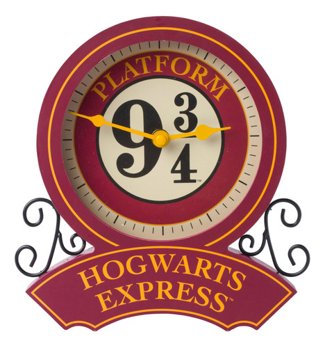 Reloj De Pared Harry Potter Con Plataforma 9 3/4 24x21 Cm
