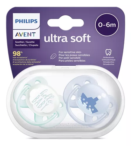 Ripley - CHUPONES AVENT AIRFLOW DE 6 A 18 MESES NIÑO SCF244/24