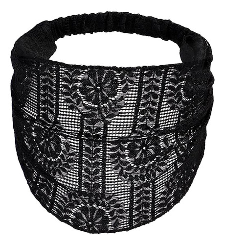 Turbante De Pelo Elástico Ancho Banda De Cabello De Flores