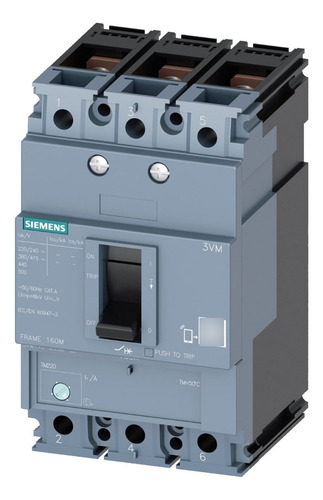 Disjuntor Caixa Moldada Tripolar 11-16a 25ka 380v 3vm11963ee