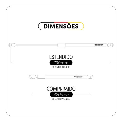 Imagem 3 de 4 de Amortecedor Capô Audi Q3