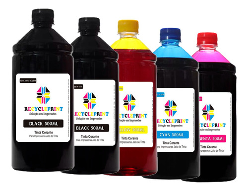 2500ml Refil Tinta Compatível  Epson L3110 L3150 L3250 L5190