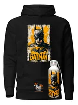 Comprar Poleron Canguro + Botella, Batman, Dc Comics, Comics, Superhéroe, Diseño Dtf, Full Color, Xxxl