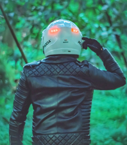 Imagen 9 de 10 de Chamarra De Piel Biker Casual