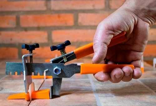 Imagen 6 de 10 de Cuña Niveladora Porcelanato Cerámica 150 Unidades Tabiplast