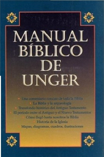 Manual Bíblico De Unger- Tapa Dura, Unger, Merrill Estudio