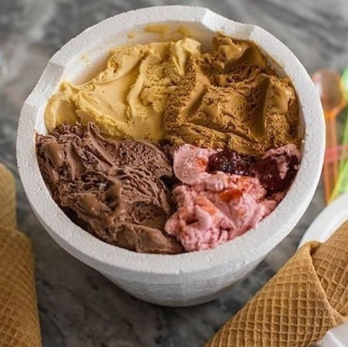 Pote Telgopor Térmico Para Helado 1/4 Kg C/tapa Isopor X10u.
