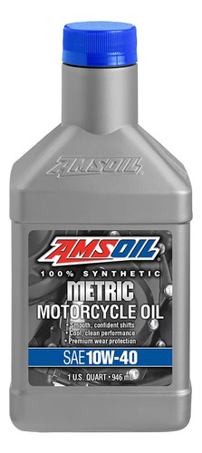  Aceite Amsoil  Metric Motos 4t 10w-40 