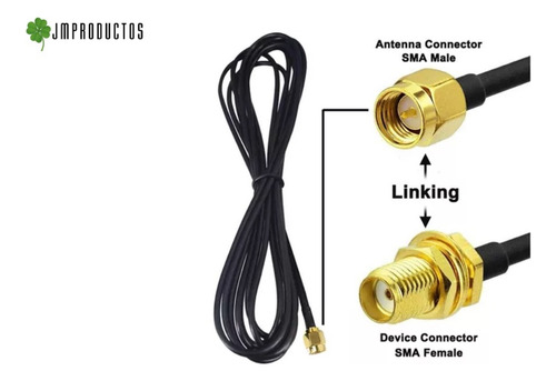 Antena Wifi 12dbi 3g 4g Aerea Sma Macho Rg174 700-2700mhz