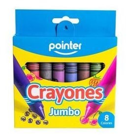 Crayones Jumbo X8 Pointer Mayor Y Detal 
