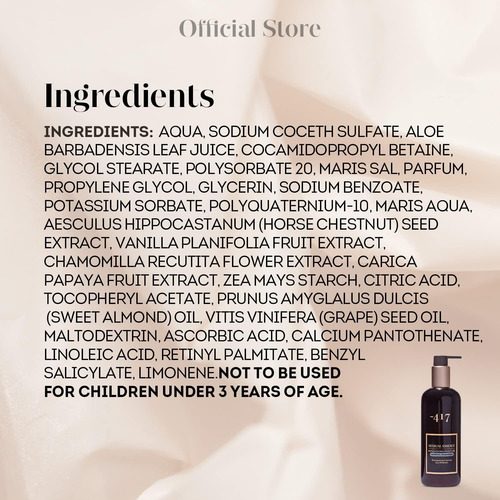 -417 Cosméticos Do Mar Morto Shampoo Mineral Reabastecedor D