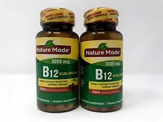 Nature Made Vitamina B-12 3000mcg, Pastillas Sublinguales, C