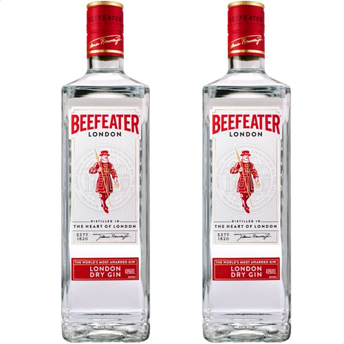 Gin Beefeater London Dry 700ml X2 Unidades