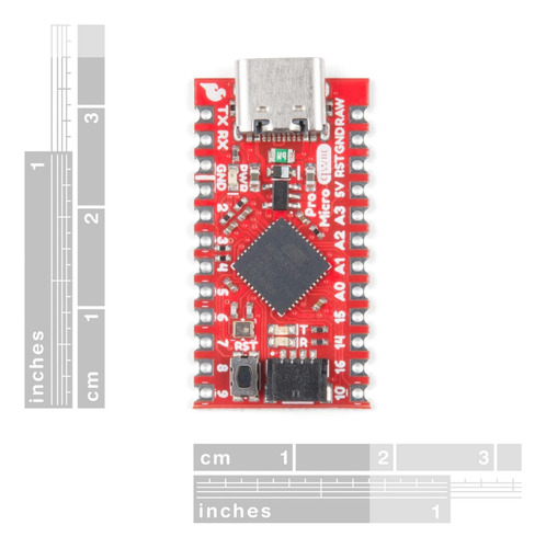 Qwiic Pro Micro Usb-c Compatible Con Placa Desarrollo Arduin