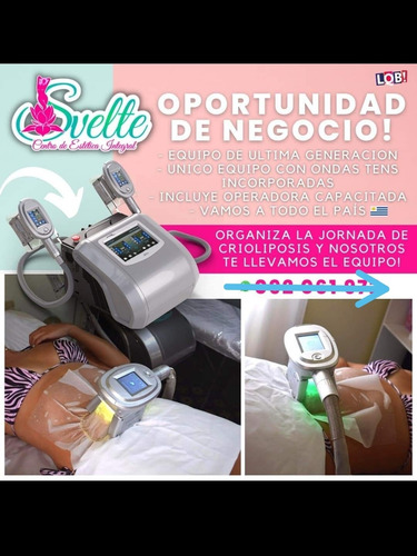 Imagen 1 de 2 de Alquiler De Equipo De Criolipólisis Sveltia