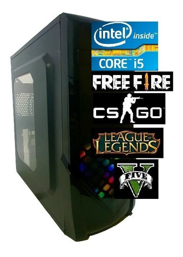 Imagem 1 de 5 de Pc Cpu Gamer Barato Core I5 3.6ghz + 16gb + Ssd 480gb