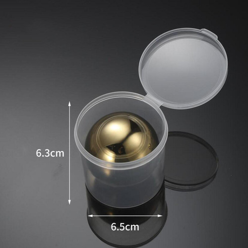 Cubo De Gelo Reutilizável De Aço Inoxidável, Bola De 55mm