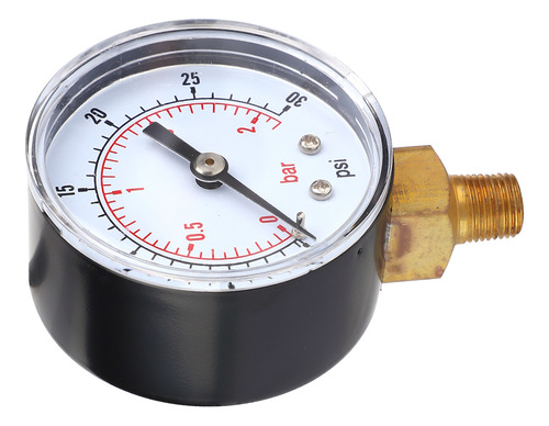 Manómetro De Presión De 0-30 Psi, 0-2 Bar, Esfera De 50 Mm,