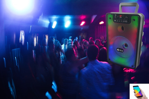 Parlante Portatil Usb Sd Mp3 Bluetooth Karaoke + Microfono