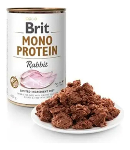 Brit Care Mono Protein Rabbit 400 Gr Perro 