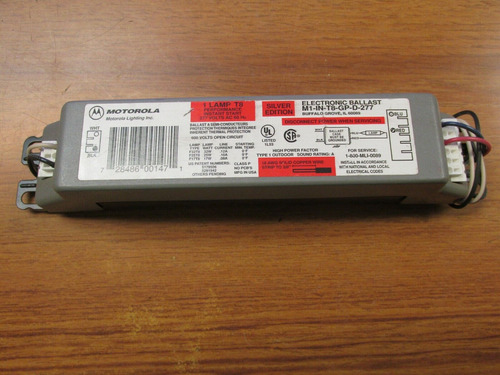 Motorola Ballast 277v, Cat# M1-in-t8-gp-d-277 ... Vv-467 Ddc