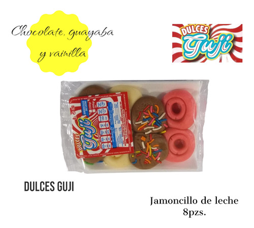 Jamoncillo De Leche Guji (8 Piezas)
