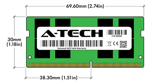 Memoria Ram A-tech, Módulo 2 X 8gb, 2133mhz, 1.2v, Ddr4