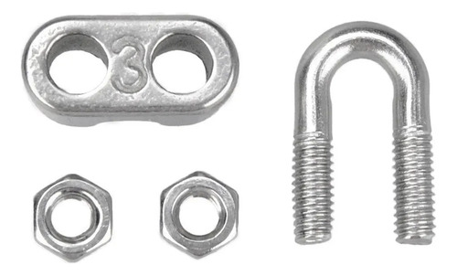 Clips De Cable De Acero Inoxidable M3 De 30 1/8 Pulgadas