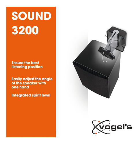 Vogels Sound 3200 Montaje De Pared De Altavoces | Max 11 (5