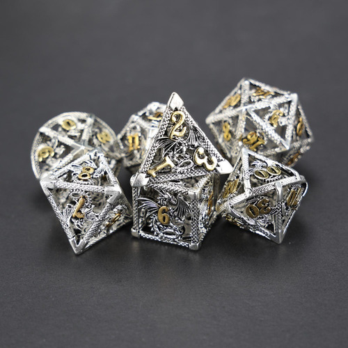 L 7 Piezas De Dados Poliédricos, Accesorios De Casino,