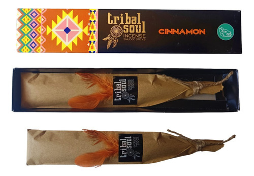 Incienso Tribal Soul, 15 Grs, 10 Sticks, Aromas A Escoger Fragancia Canela