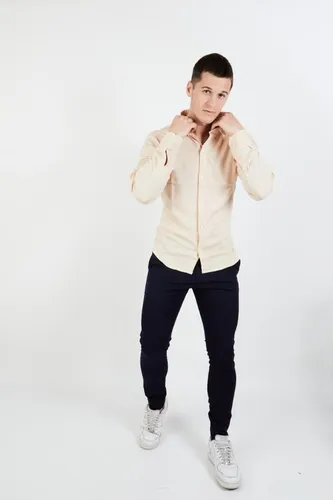 Pantalon chupin de gabardina hombre hot sale