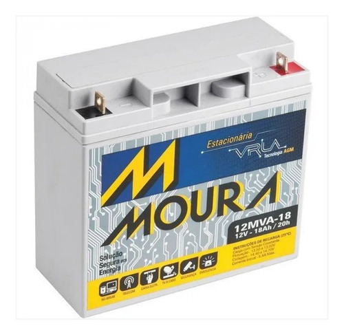 Bateria De Gel 12v 18 Amp. Moura