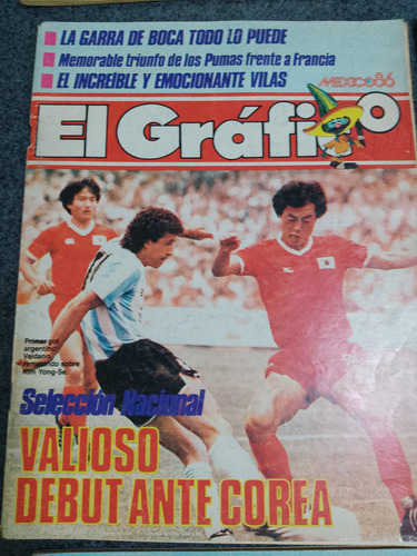 Revistas El Gráfico Mundial 1986 (lote De 7) (Usado)
